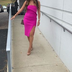 Pink occasion dress